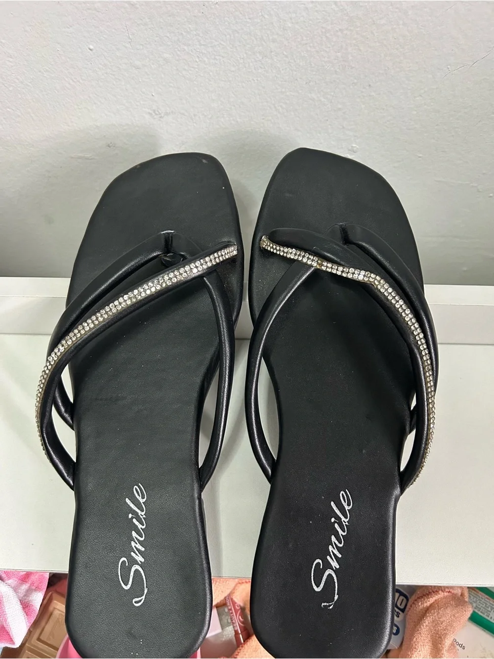 N/A black rhinestone